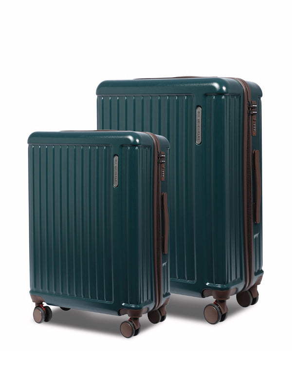 Move-Meant Travel Fun Olive Trolley Bag (Set of 2)