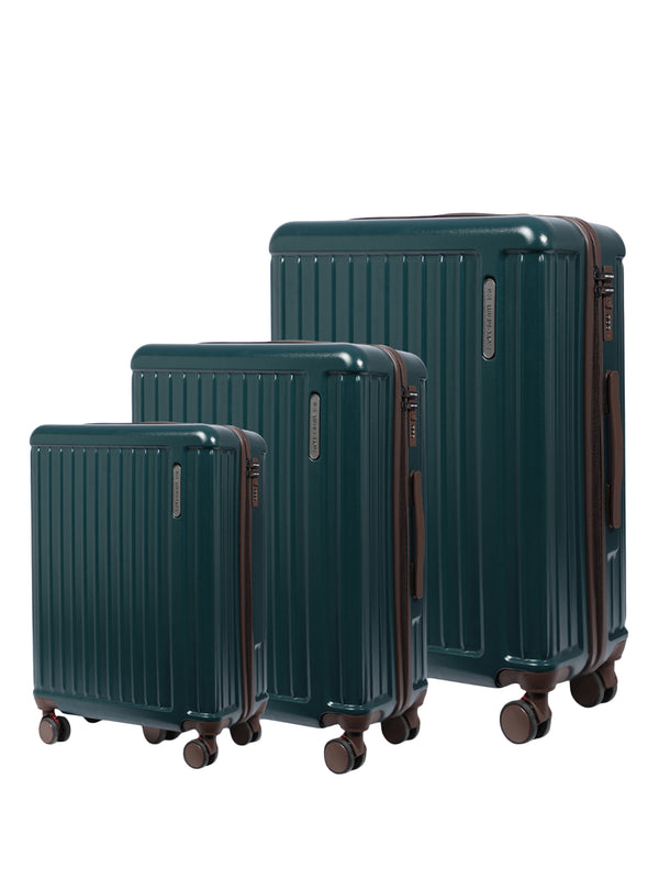 Move-Meant Travel Fun Olive Trolley Bag (Set of 3)