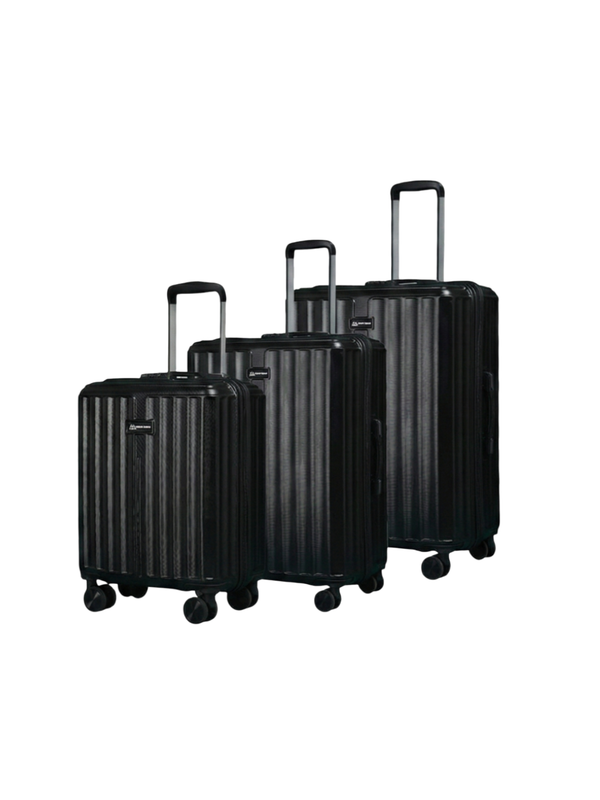 Move-Meant Roamify Black Trolley Bag (Set of 3)
